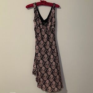 Heart Moon Star Vintage Asymmetrical Dress